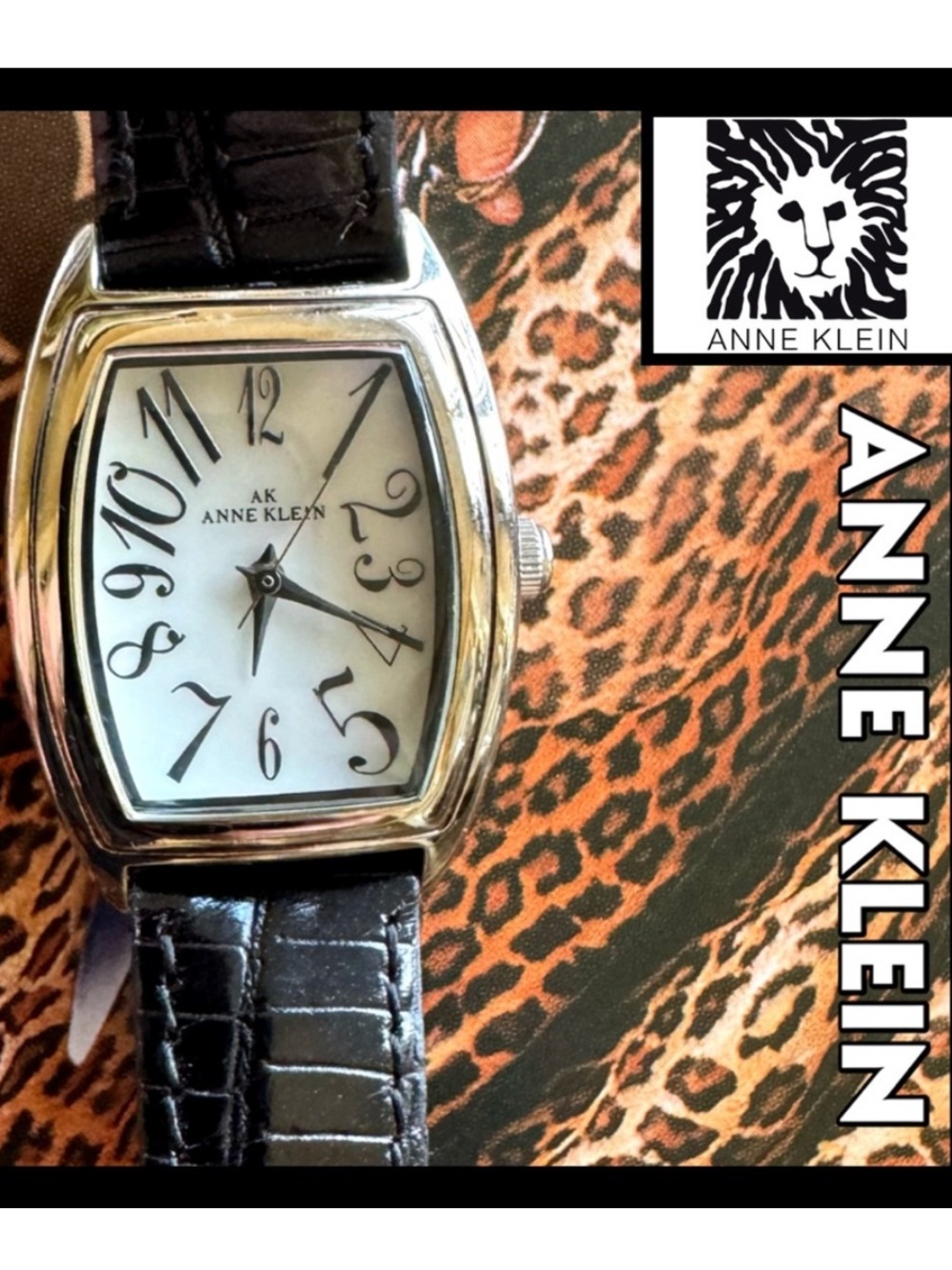 🖤Anne Klein Interchangeable Women's Watch w/ 4 Leather Bands